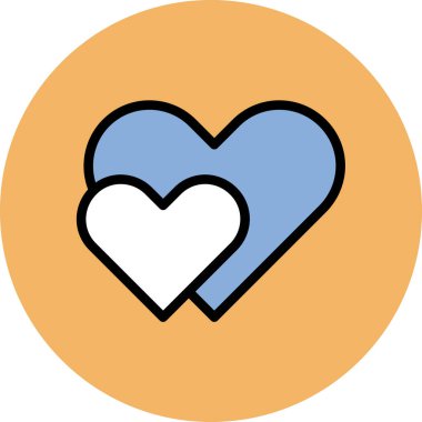 Modern aşk ve aşk ikonu kavramları.