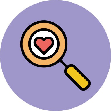 Modern düğün ikonu kavramları.