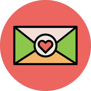 Modern düğün ikonu kavramları.