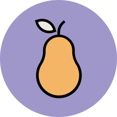 Modern yiyecek ikonu kavramları.