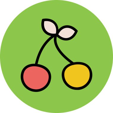 Modern yiyecek ikonu kavramları.