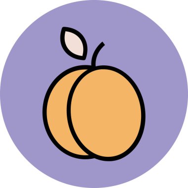 Modern yiyecek ikonu kavramları.