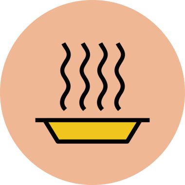 Modern yiyecek ikonu kavramları.