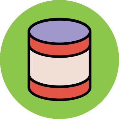 Modern yiyecek ikonu kavramları.