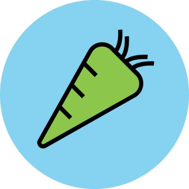 Modern yiyecek ikonu kavramları.