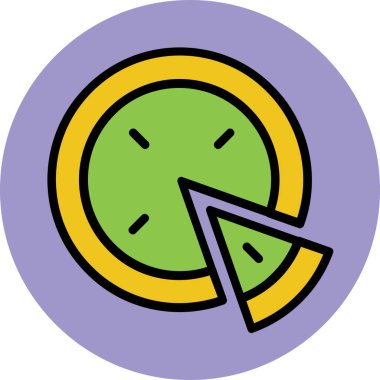 Modern yiyecek ikonu kavramları.