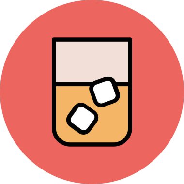 Modern yiyecek ikonu kavramları.