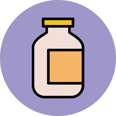 Modern yiyecek ikonu kavramları.