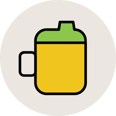 Modern yiyecek ikonu kavramları.