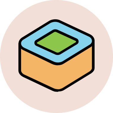 Modern yiyecek ikonu kavramları.