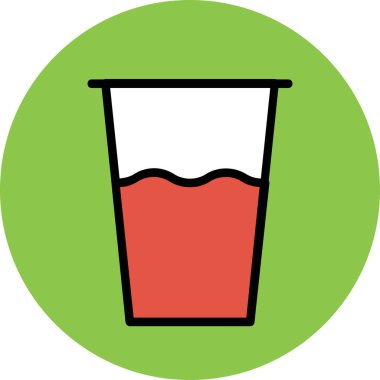 Modern yiyecek ikonu kavramları.