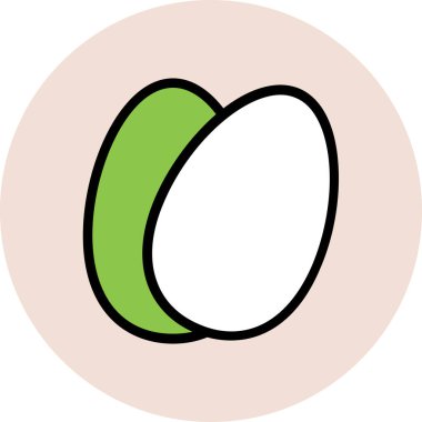 Modern yiyecek ikonu kavramları.