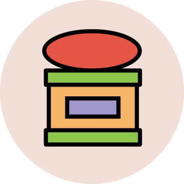 Modern yiyecek ikonu kavramları.