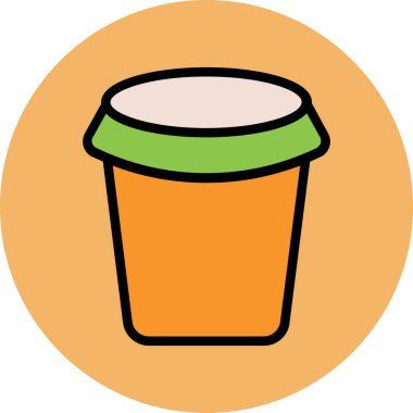 Modern yiyecek ikonu kavramları.