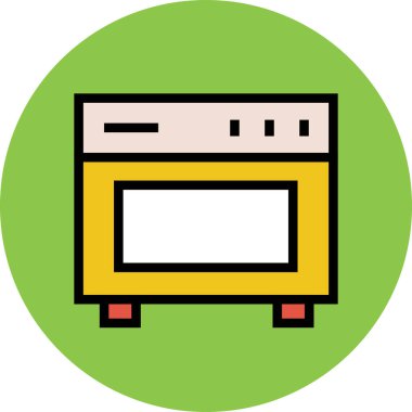 Modern yiyecek ikonu kavramları.