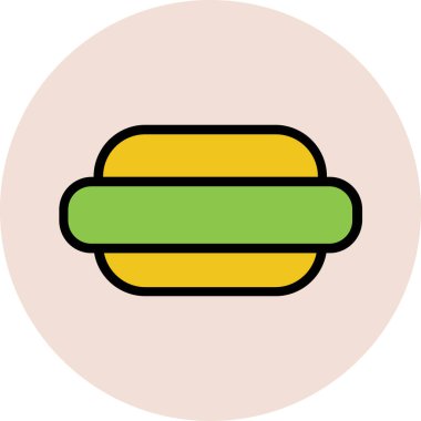 Modern yiyecek ikonu kavramları.