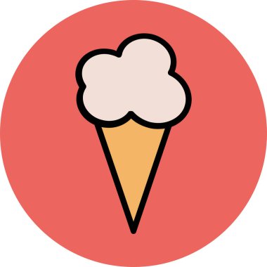 Modern yiyecek ikonu kavramları.