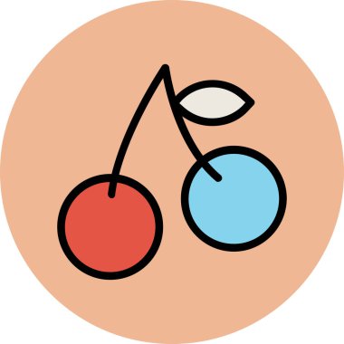 Modern yiyecek ikonu kavramları.