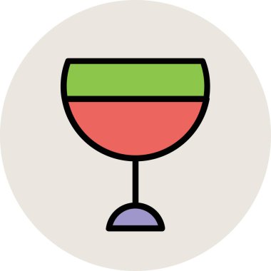 Modern yiyecek ikonu kavramları.