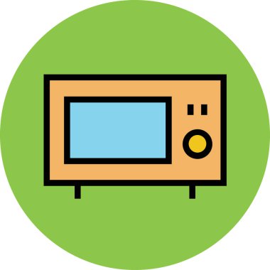 Modern yiyecek ikonu kavramları.