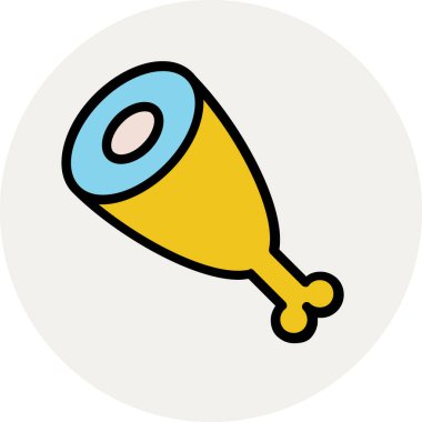 Modern yiyecek ikonu kavramları.