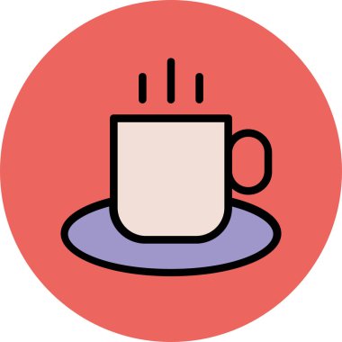 Modern yiyecek ikonu kavramları.