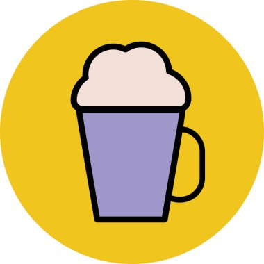 Modern yiyecek ikonu kavramları.