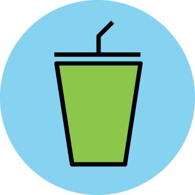 Modern yiyecek ikonu kavramları.