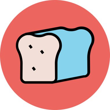 Modern yiyecek ikonu kavramları.