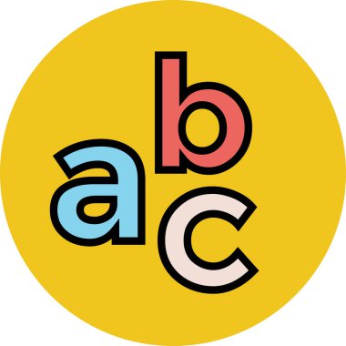 Modern eğitim simgesi kavramları.