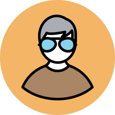 Modern avatar simgesi kavramları.