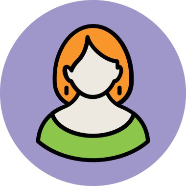 Modern avatar simgesi kavramları.