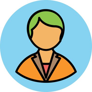 Modern avatar simgesi kavramları.