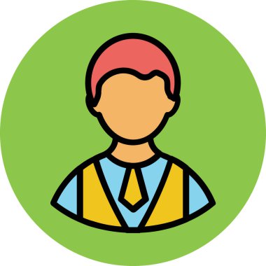 Modern avatar simgesi kavramları.