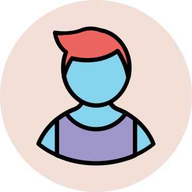 Modern avatar simgesi kavramları.