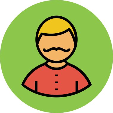 Modern avatar simgesi kavramları.