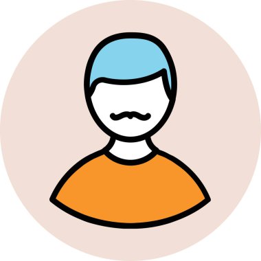 Modern avatar simgesi kavramları.