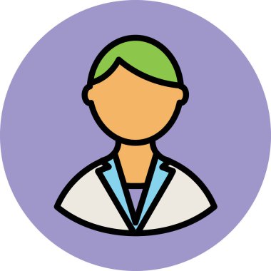 Modern avatar simgesi kavramları.