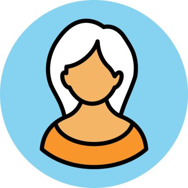 Modern avatar simgesi kavramları.