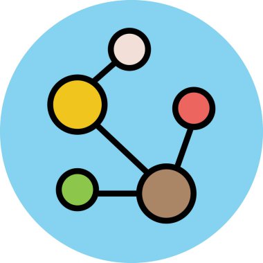 Modern bilim ve teknoloji ikonu kavramları.