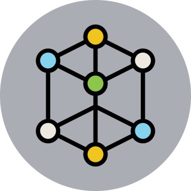 Modern bilim ve teknoloji ikonu kavramları.