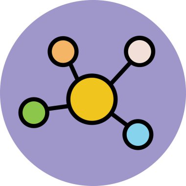 Modern bilim ve teknoloji ikonu kavramları.