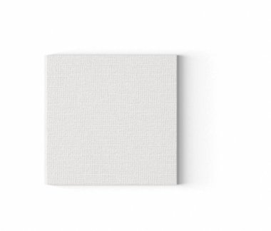 Model projeniz için uygun, düz duvara izole edilmiş çeşitli boş beyaz resim tuvali modeli.