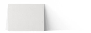 Boş beyaz tuvalin çeşitli modelleri sade zemin üzerinde izole edilmiş. Model projeniz için uygun..