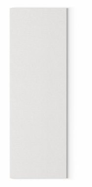 Model projeniz için uygun, düz duvara izole edilmiş çeşitli boş beyaz resim tuvali modeli.