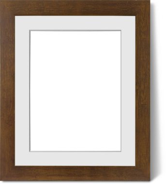 Sade arkaplanda izole edilmiş çeşitli tahta çerçeve biçimi boş, varlık elementleriniz için uygun.