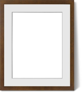Sade arkaplanda izole edilmiş çeşitli tahta çerçeve biçimi boş, varlık elementleriniz için uygun.