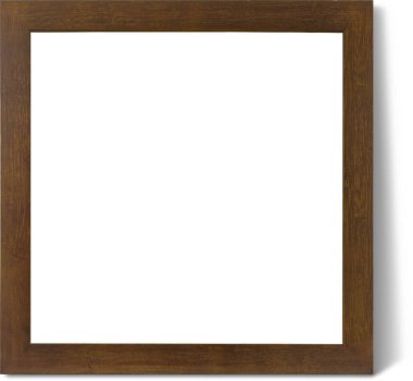 Sade arkaplanda izole edilmiş çeşitli tahta çerçeve biçimi boş, varlık elementleriniz için uygun.