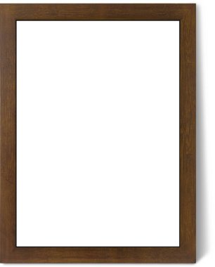 Sade arkaplanda izole edilmiş çeşitli tahta çerçeve biçimi boş, varlık elementleriniz için uygun.