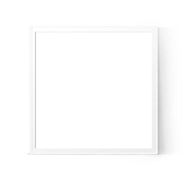 Sade arkaplanda izole edilmiş, kaynak elemanlarınıza uygun çeşitli beyaz resim çerçevesi biçimini boşalt.